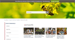 Desktop Screenshot of ecolescommunales.wanze.be
