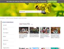 Tablet Screenshot of ecolescommunales.wanze.be
